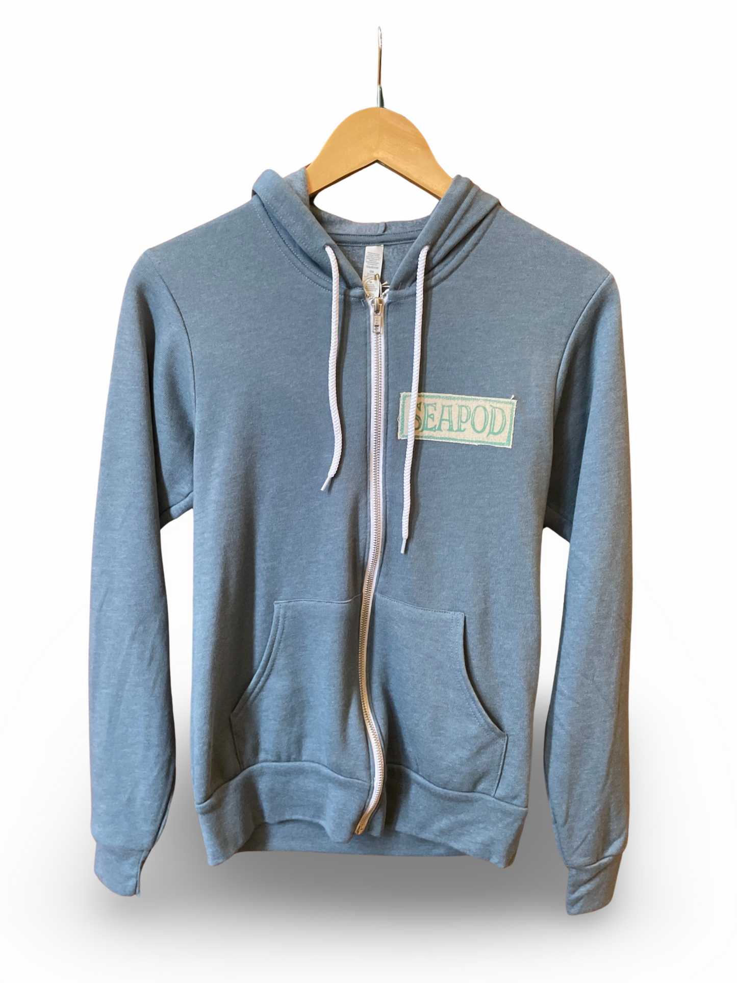 Seapod - Grey Whale Cow & Calf Hoodie - Slate