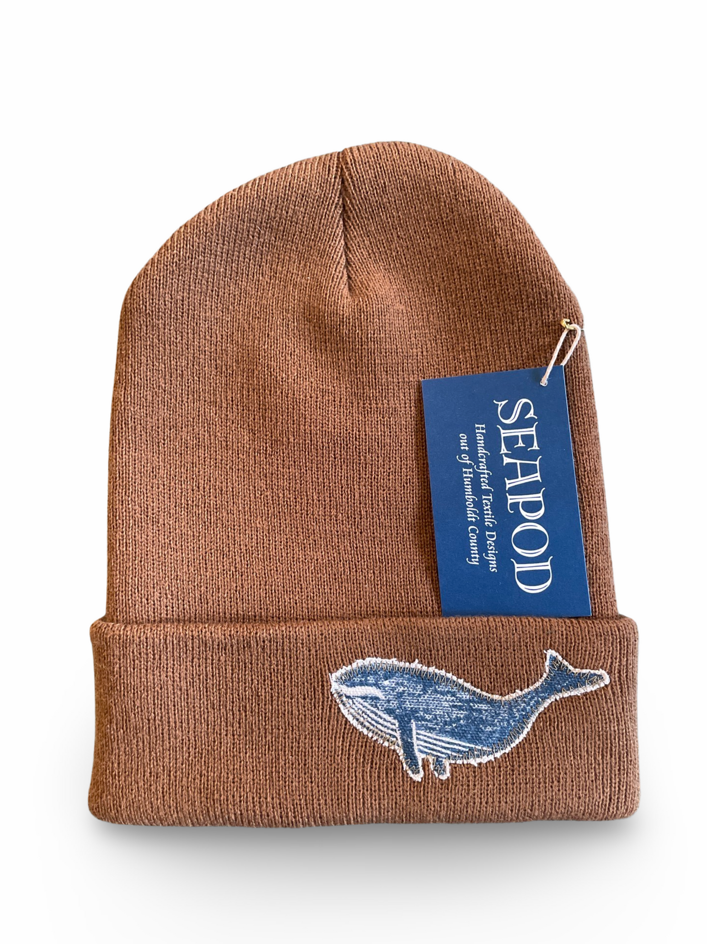 Seapod Whale Beanie - Brown