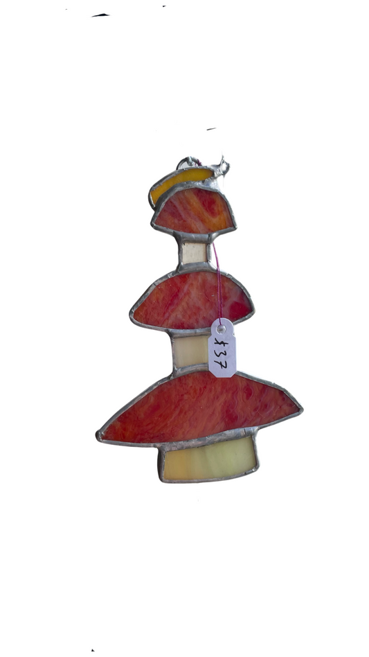 Stained Glass Mushrooms w/ Banana Slug