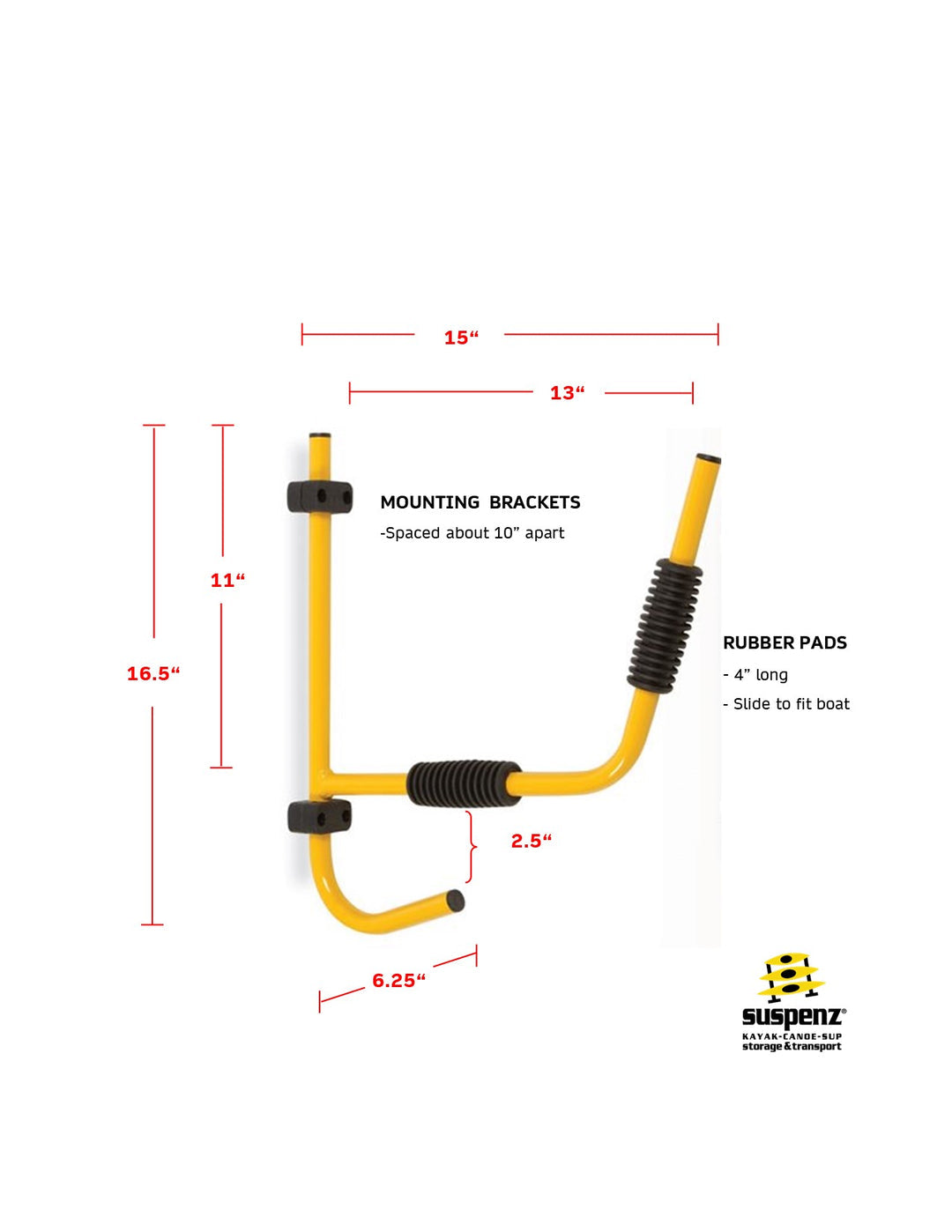 Suspenz - Folding Kayak Rack