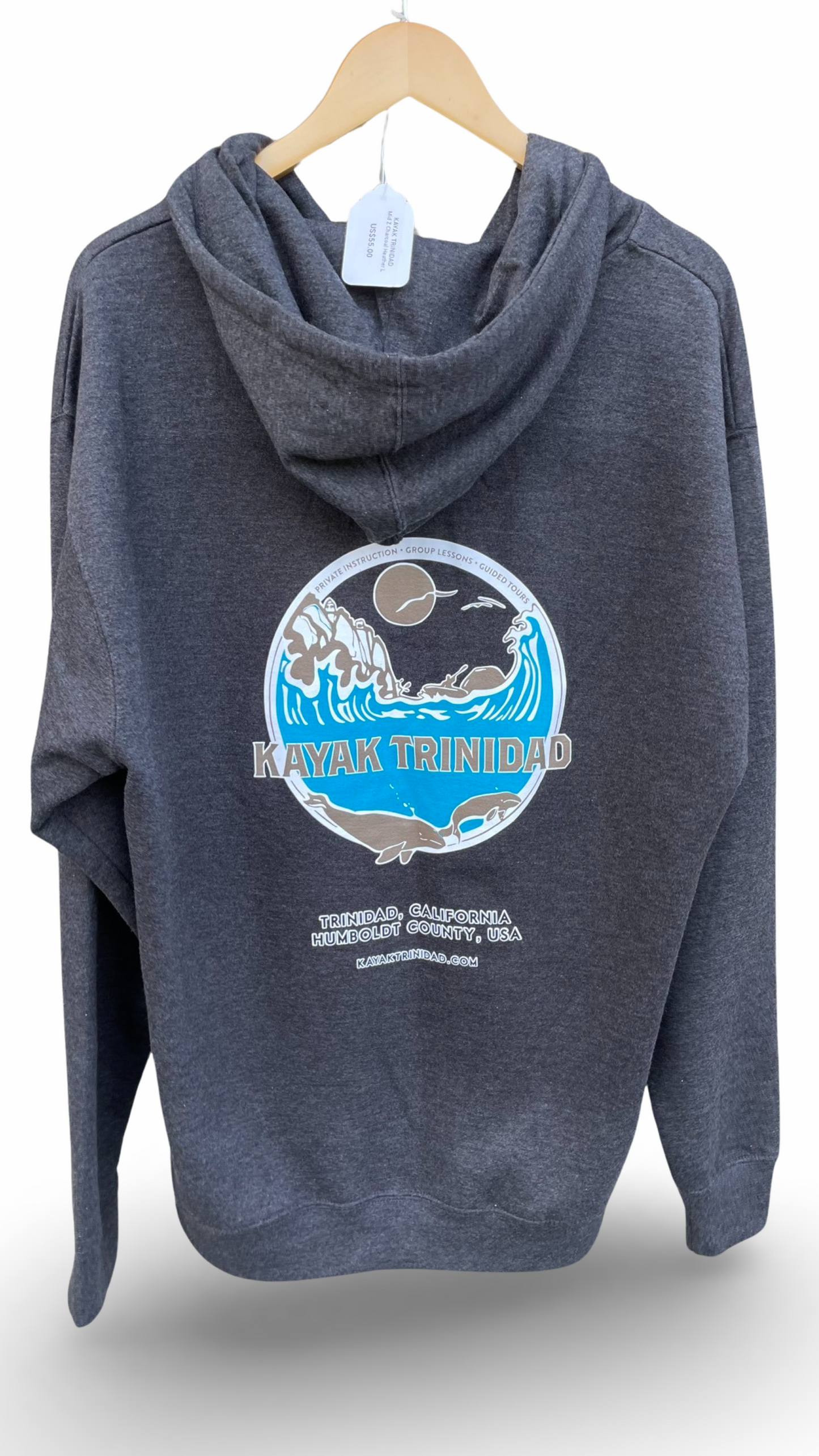 Kayak Trinidad Hoodie - Charcoal Heather